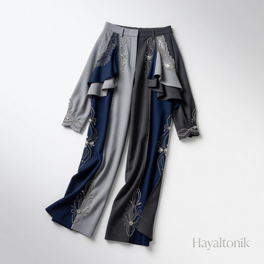 Lüks Yün Pantolon