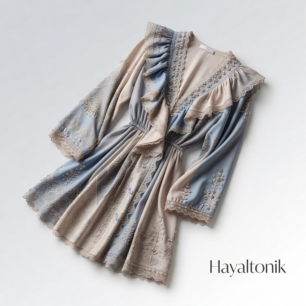 Elegant Pamuk Pijama Üstü