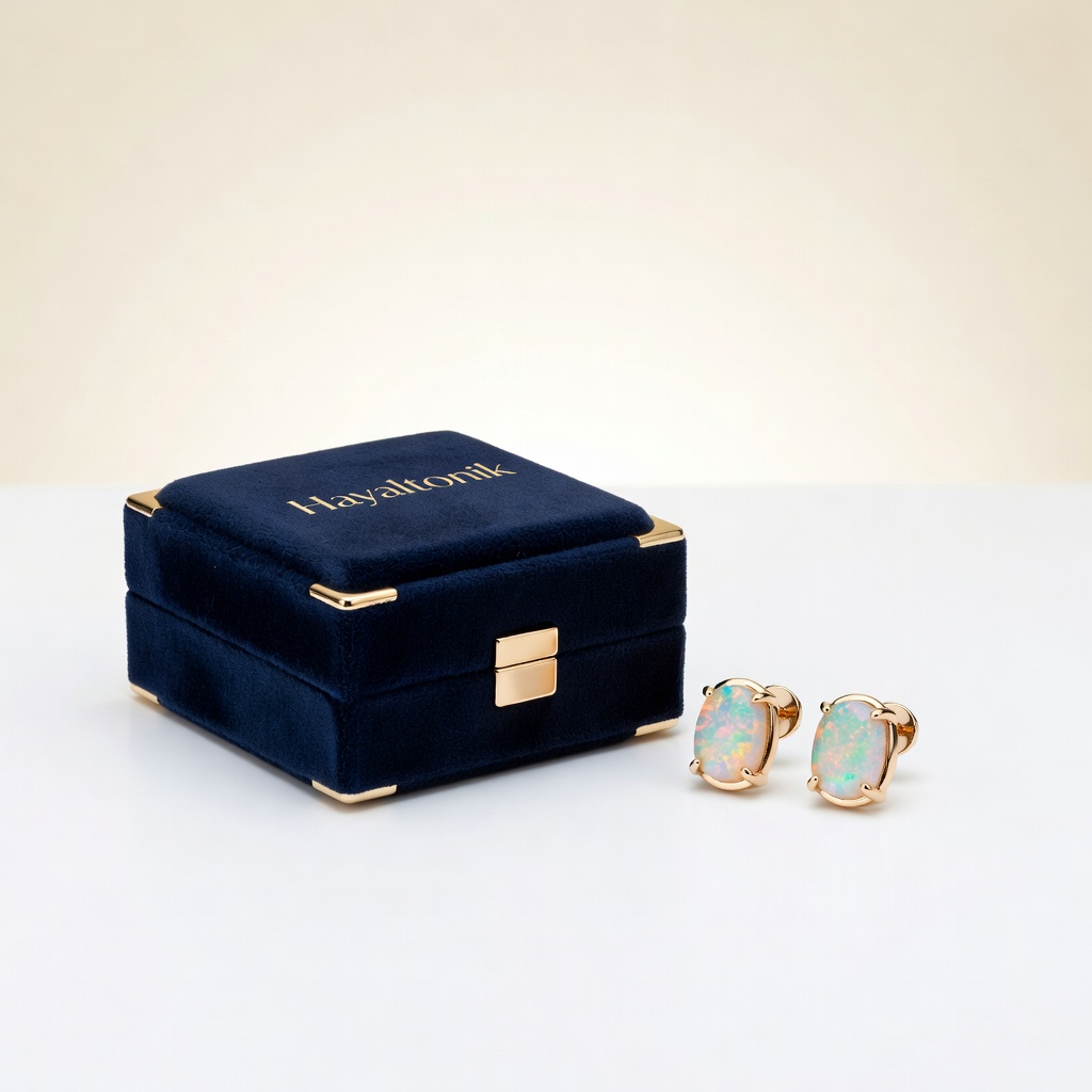 Opal Parıltı Küpe