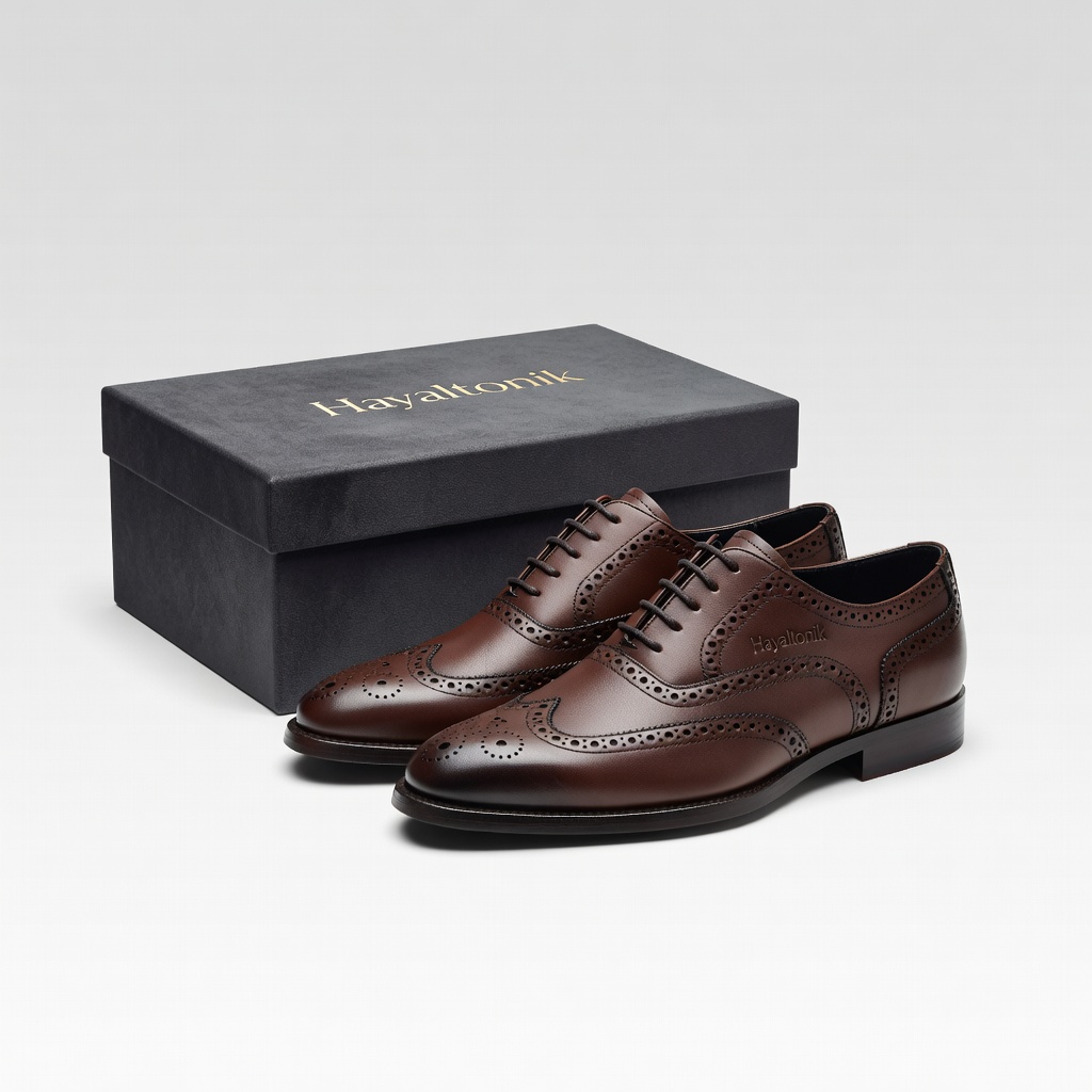 Sofistike Deri Brogue